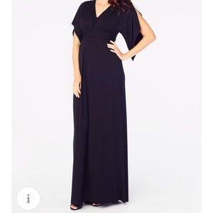 Ingrid & Isabel black Kimono Maternity Maxi Dress